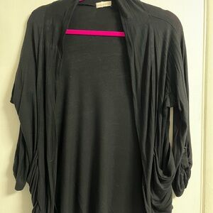 Zenana Outfitters Charcoal Women's Open Front Shrug